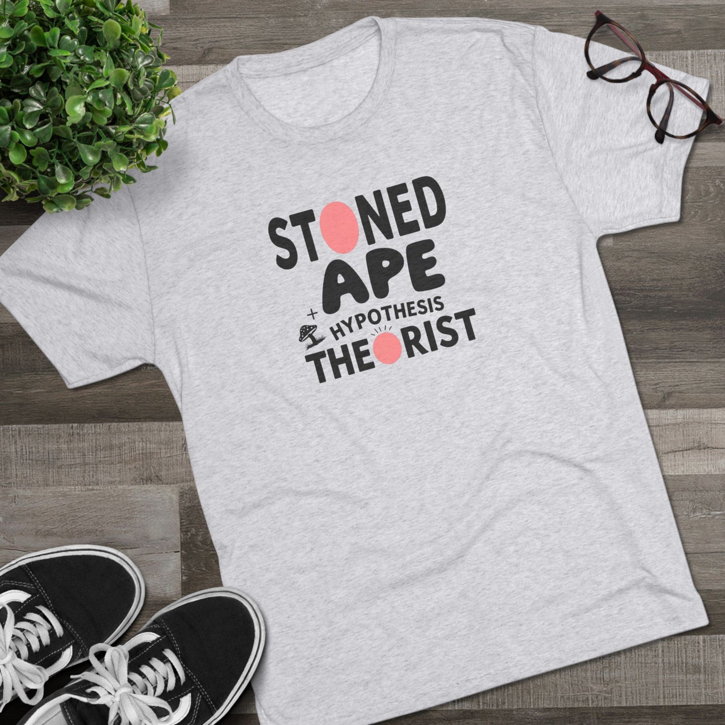 Stoned Ape Hypothesis Tee — Funny Evolution Science T-Shirt