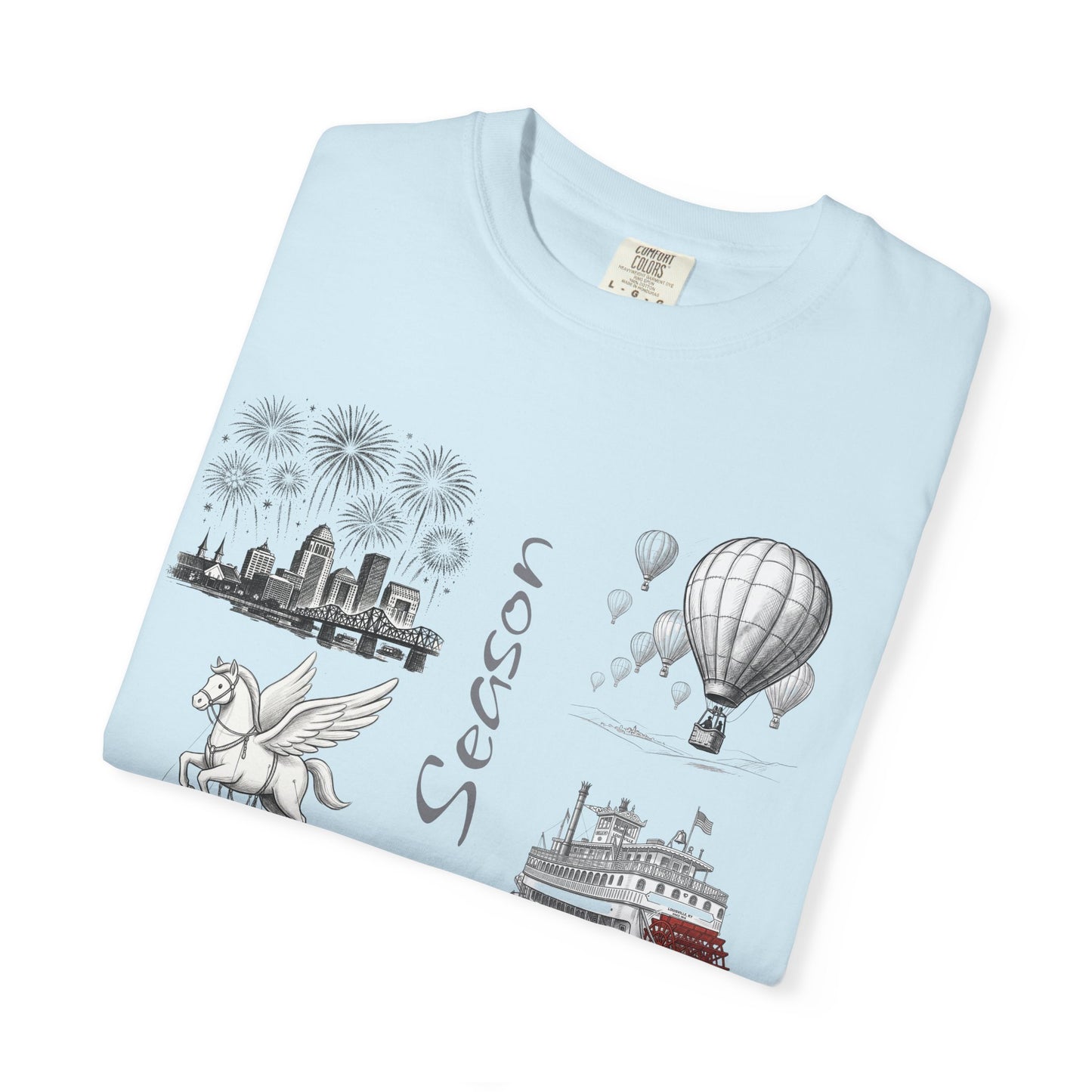 Derby Season T-Shirt — Horse Racing & Balloon Glow Festival Tee