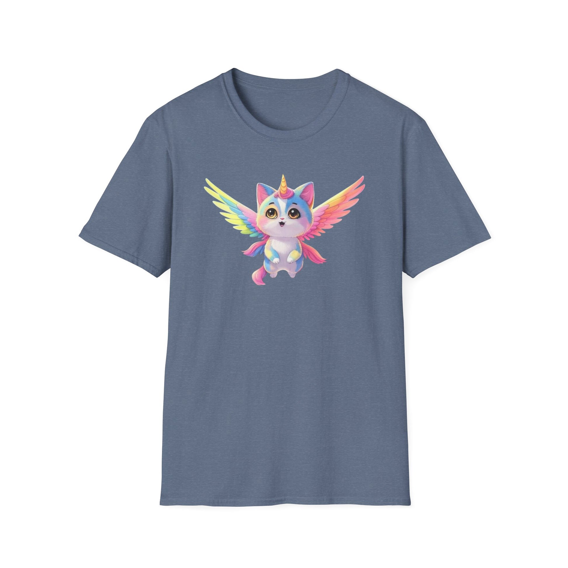 Flying Catacorn, T-Shirt - Cute Flying Feline Unicorn Design - Psychonaut Swag