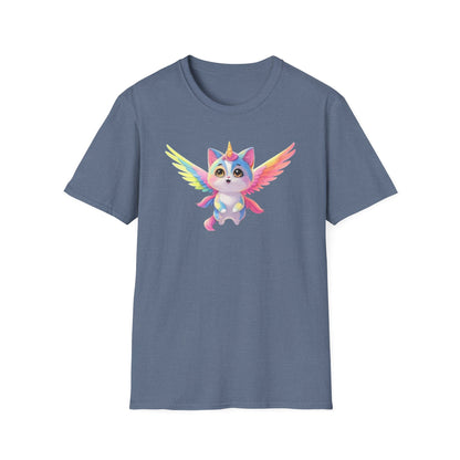 Flying Catacorn, T-Shirt - Cute Flying Feline Unicorn Design - Psychonaut Swag