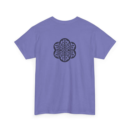 Psychonaut Staple, Flower of life, Unisex Heavy Cotton Tee - Psychonaut Swag