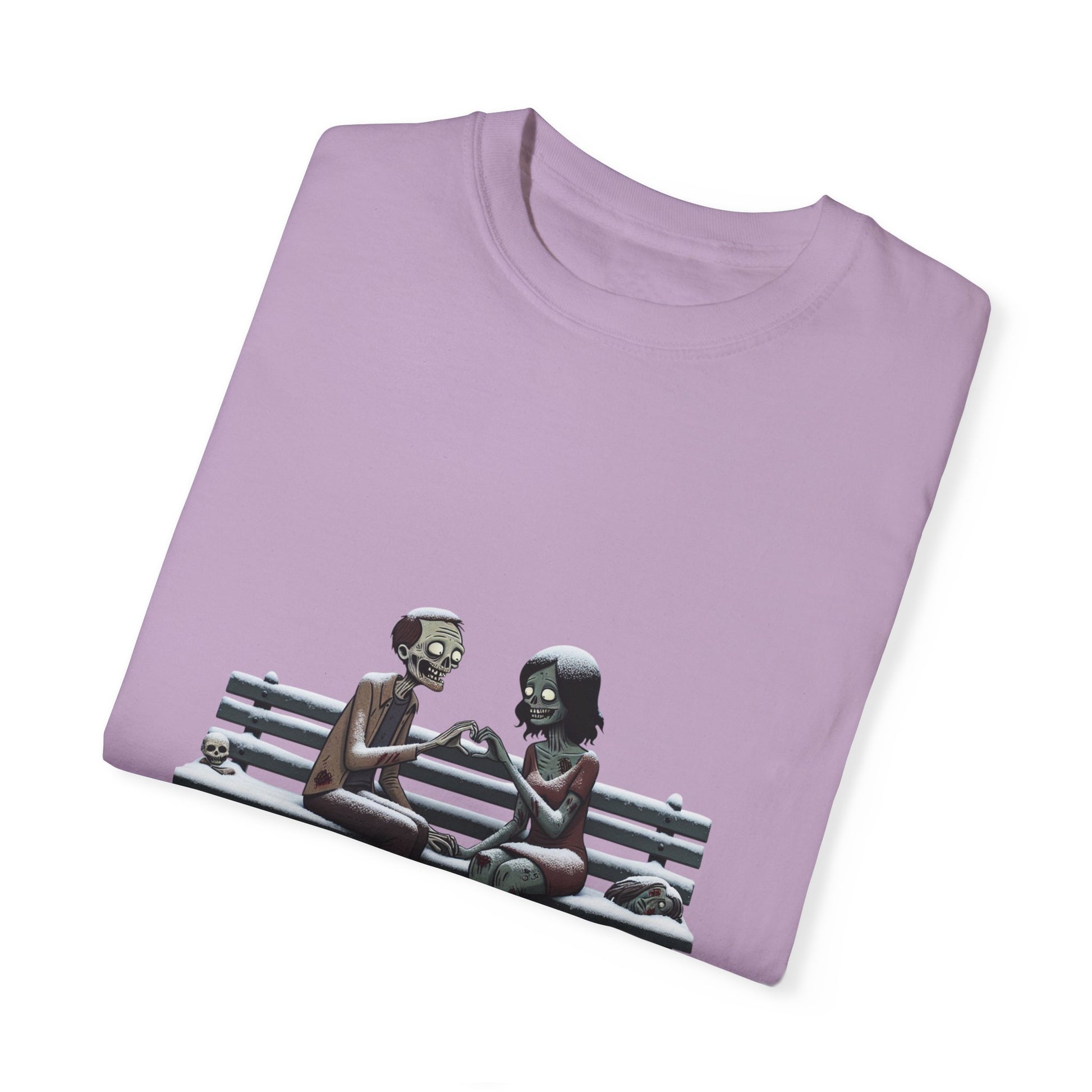 Zombie heart tee, Unisex Garment-Dyed T-shirt - Psychonaut Swag