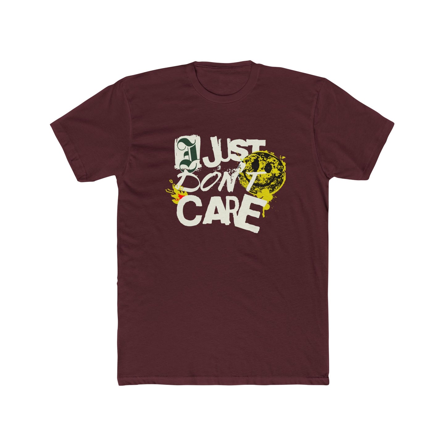 Just Don’t Care, Unisex Cotton Crew Tee