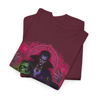 Mystic Vampire Trio T-Shirt — Gothic Rainbow Horror Art Tee