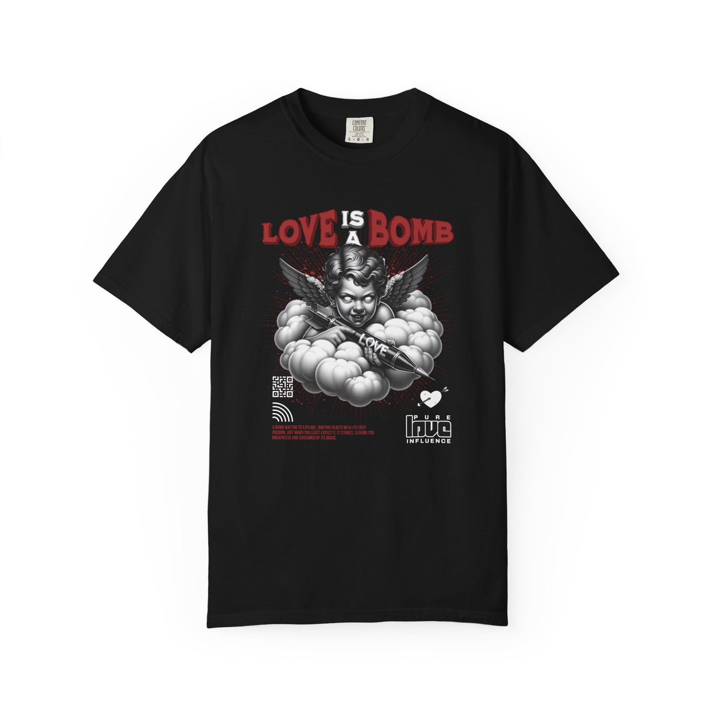 Love Is a Bomb T-Shirt — Vintage Cherub Graphic Tee
