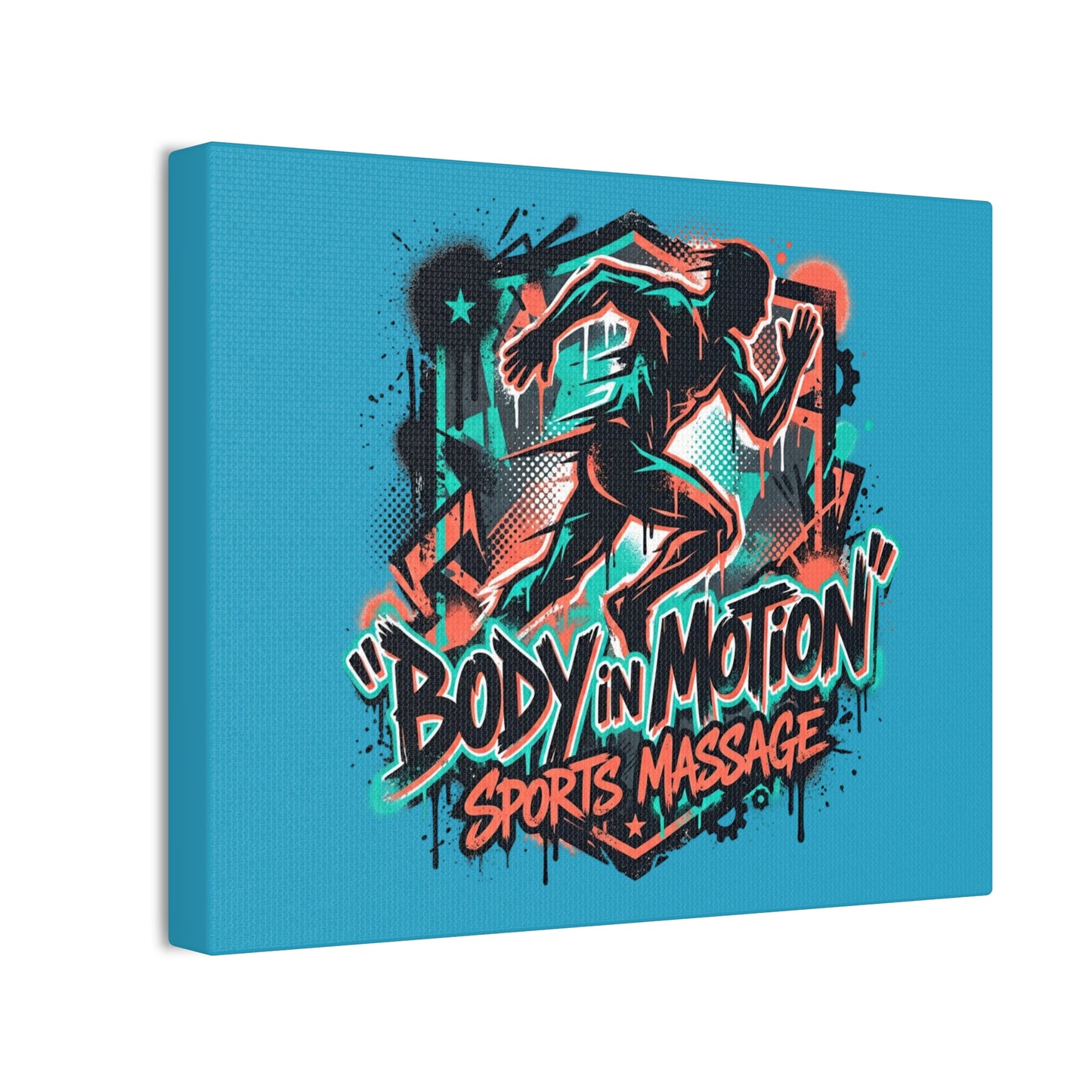 Sports Massage, Canvas: 'Body in Motion - Sports Massage' Stretched Wall Art