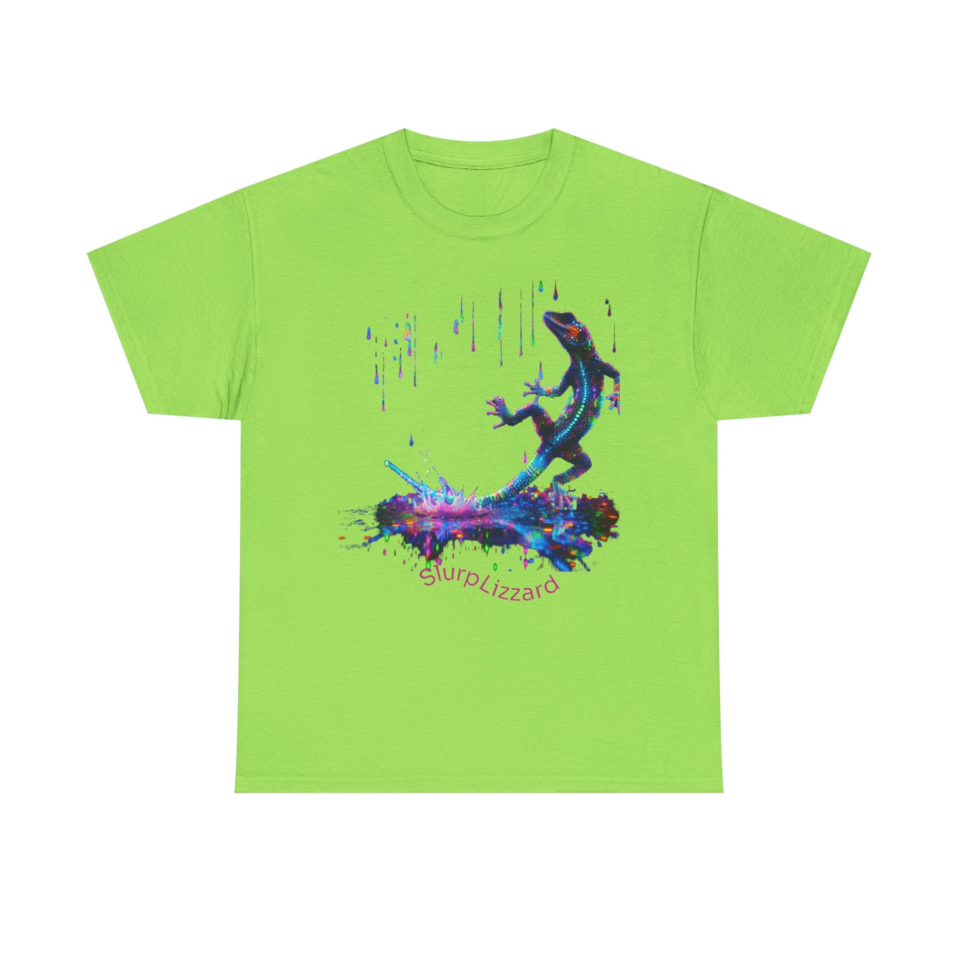 Slurp Lizzard, Unisex Heavy Cotton Tee - Psychonaut Swag
