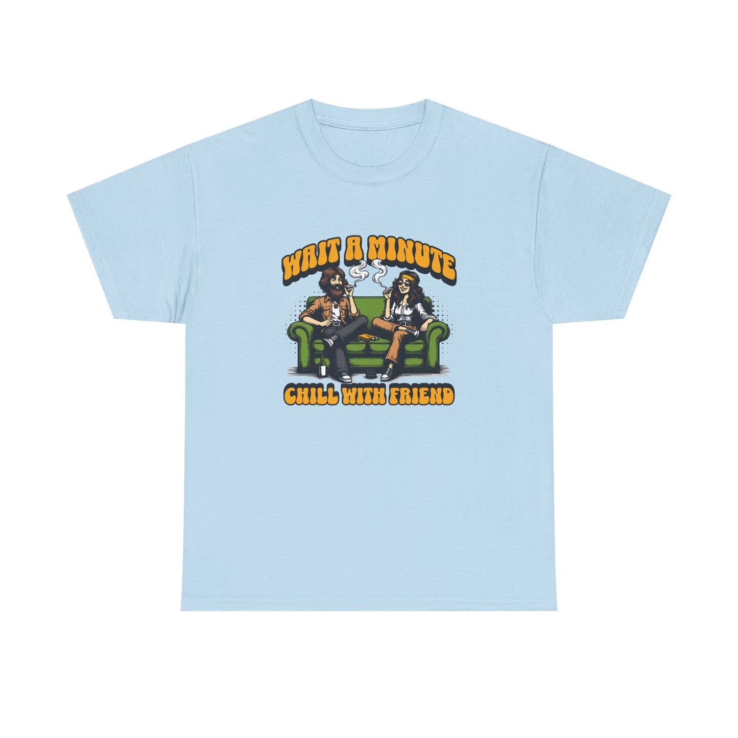Chill with friends, Unisex Heavy Cotton Tee