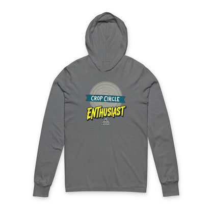 Crop Circle Enthusiast Hooded Long Sleeve Tee