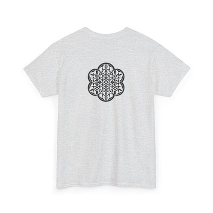 Psychonaut Staple, Flower of life, Unisex Heavy Cotton Tee - Psychonaut Swag