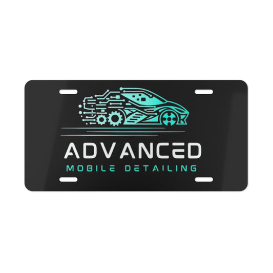 Advanced Mobile Detailing, Custom Vanity Plate, Personalized Car Tags, Unique Auto Decor, Gift for Car Enthusiasts, Fun License Plate