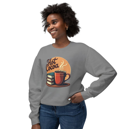 Hot Cocoa & Books Sweatshirt — Cozy Reading Crewneck