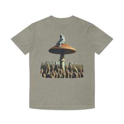 Astronaut on Mushroom, T-Shirt Psychedelic Explorer Unisex Faded Shirt - Psychonaut Swag