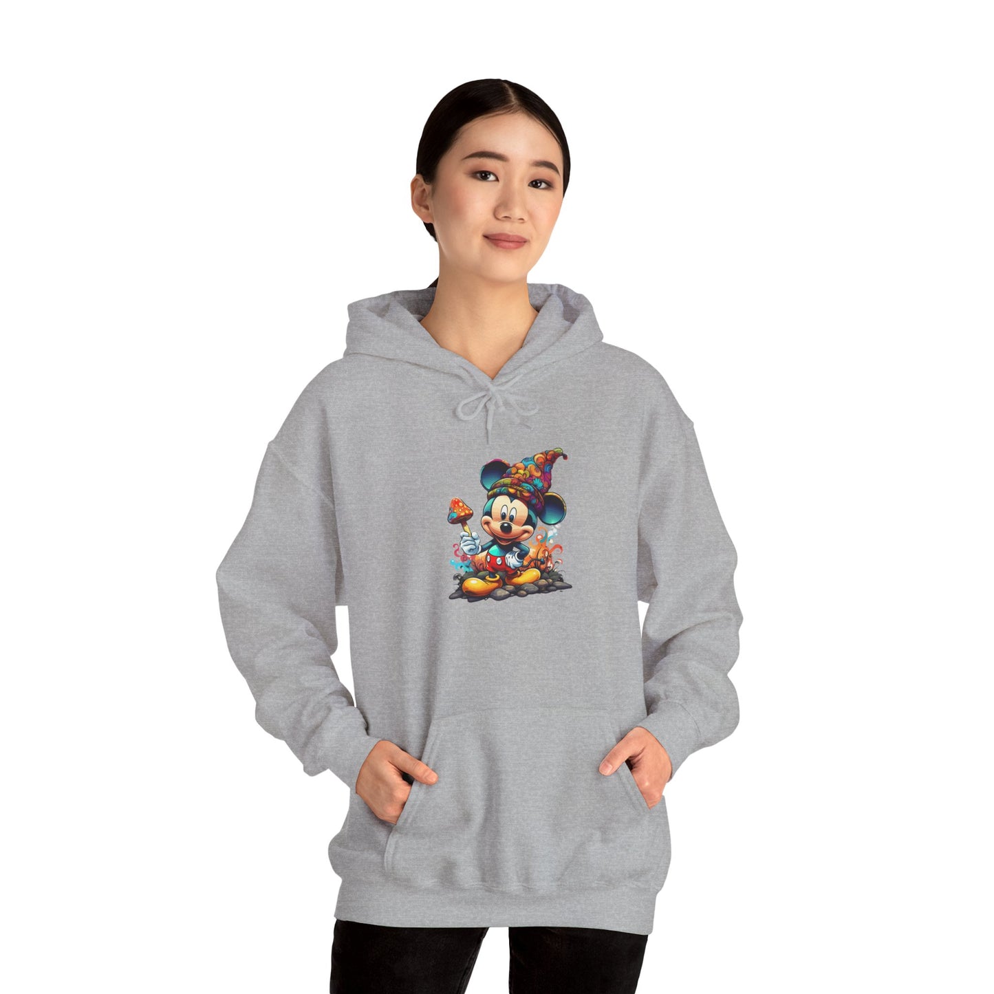 Curious Mouse, Unisex Heavy Blend™ Hooded Sweatshirt