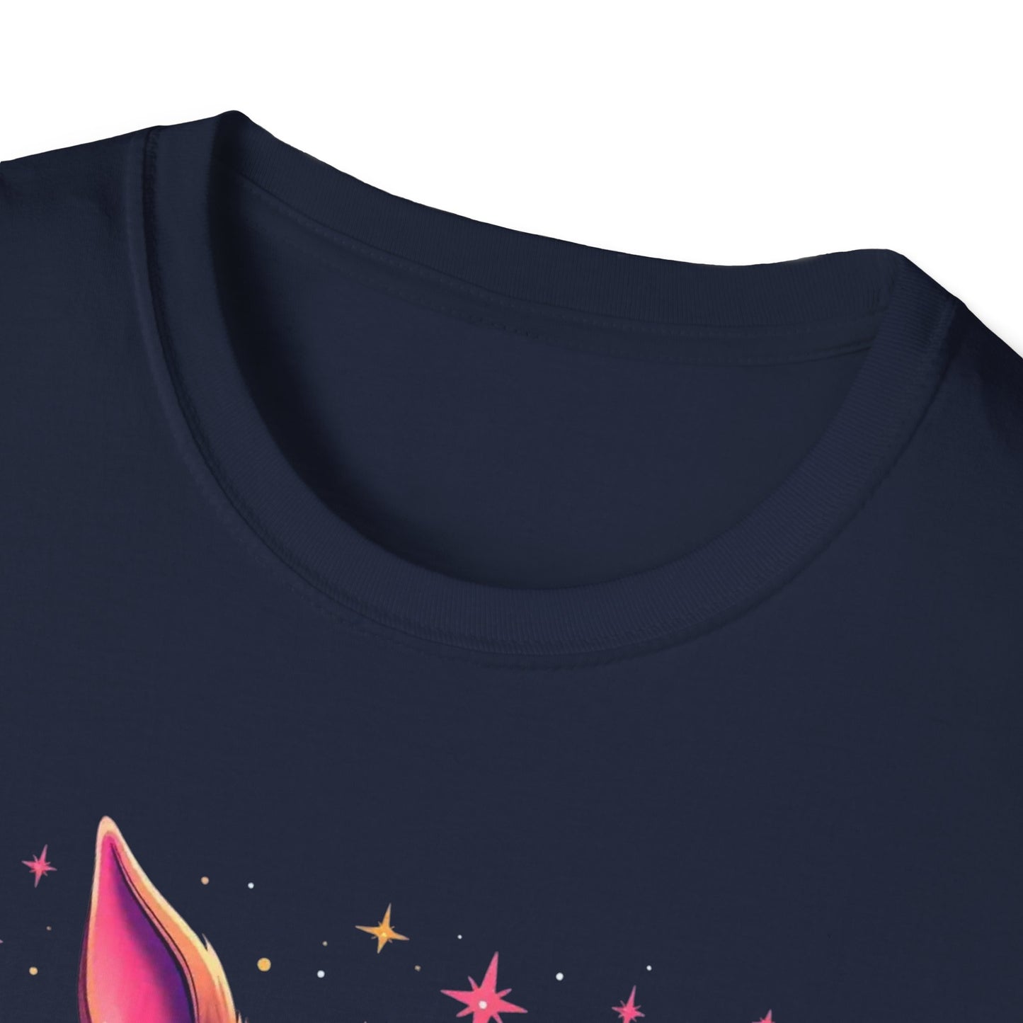 Easter Bunny Sasquatch T-Shirt — Colorful Psychedelic Bunny with Egg Basket