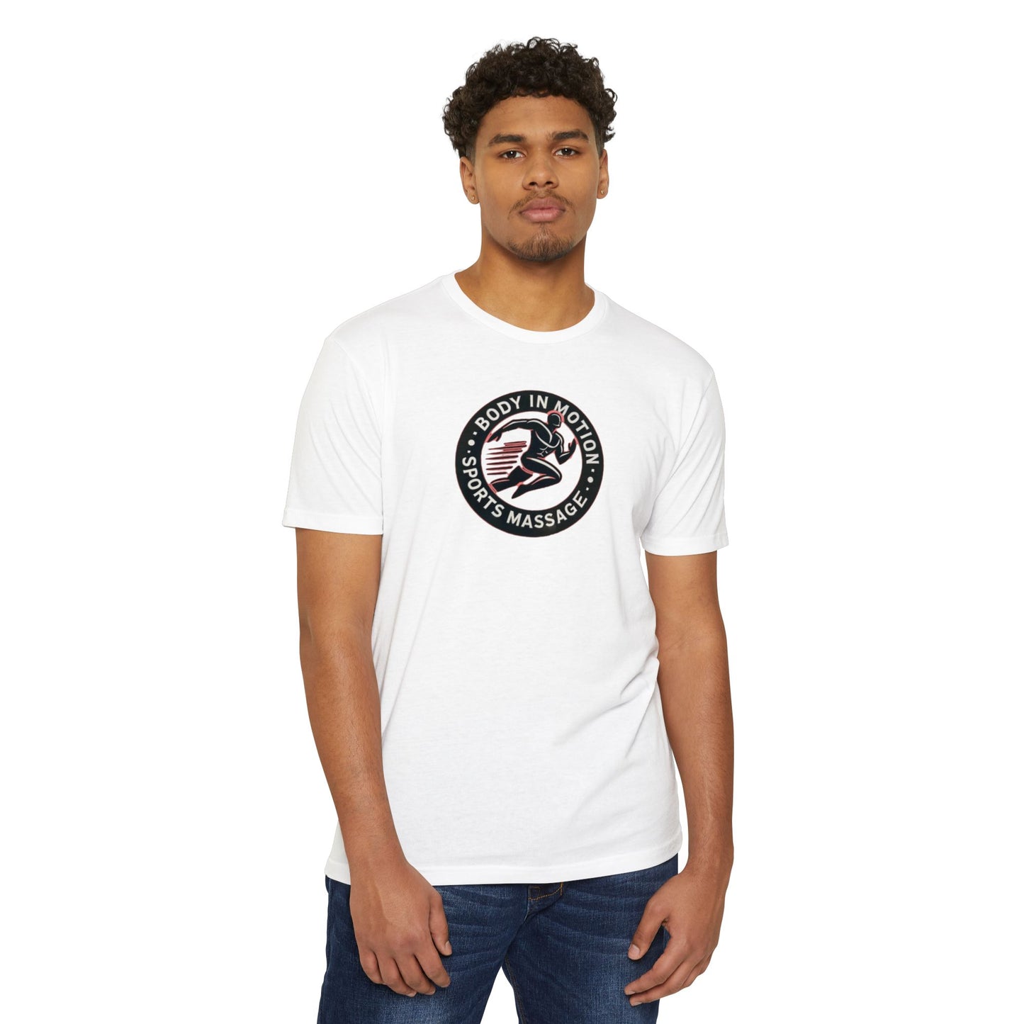 Body In Motion Sports Massage T-Shirt — Recovery & Mobility Athletic Tee