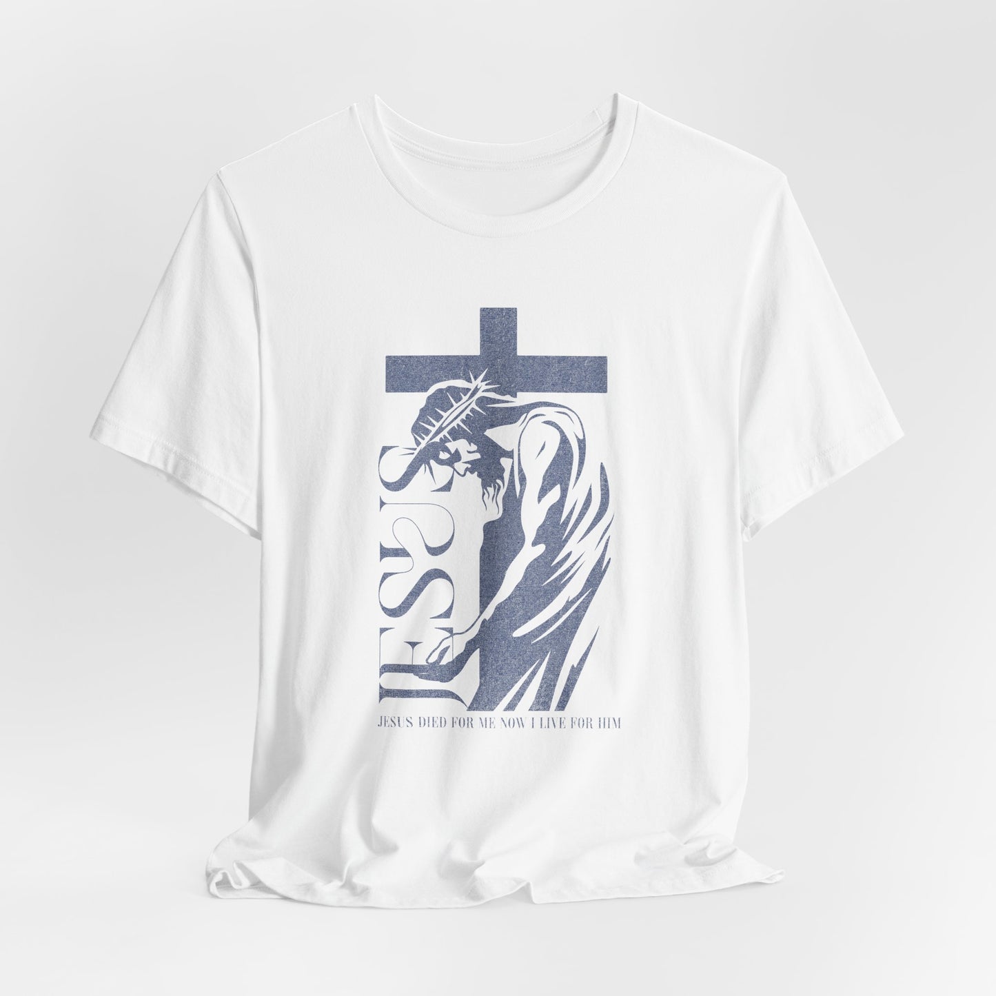 Christian Jesus Tee — Crown of Thorns Cross Graphic T-Shirt