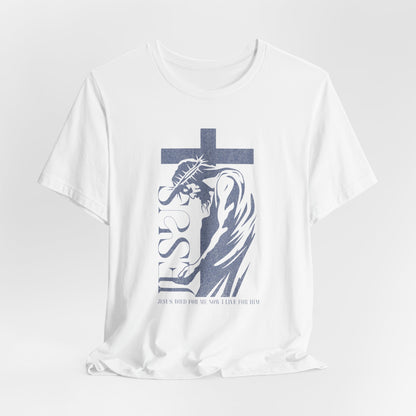 Christian Jesus Tee — Crown of Thorns Cross Graphic T-Shirt
