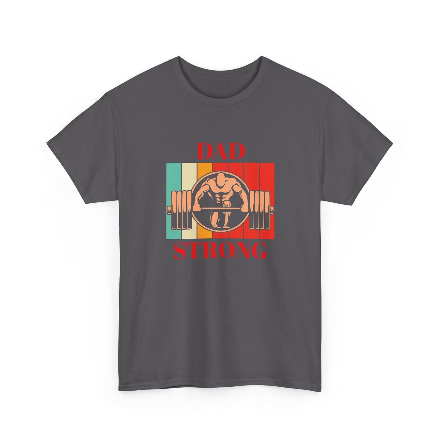 DAD STRONG, Unisex Heavy Cotton Tee