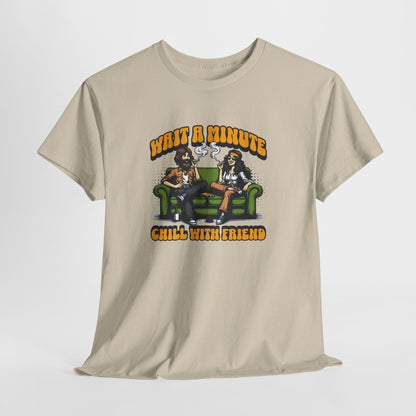 Chill with friends, Unisex Heavy Cotton Tee