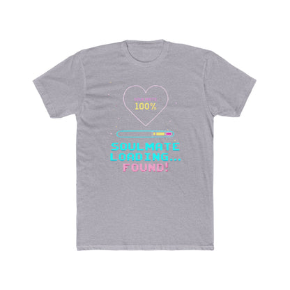 Soulmate Loading Found! T-Shirt — Retro Neon Love Tee