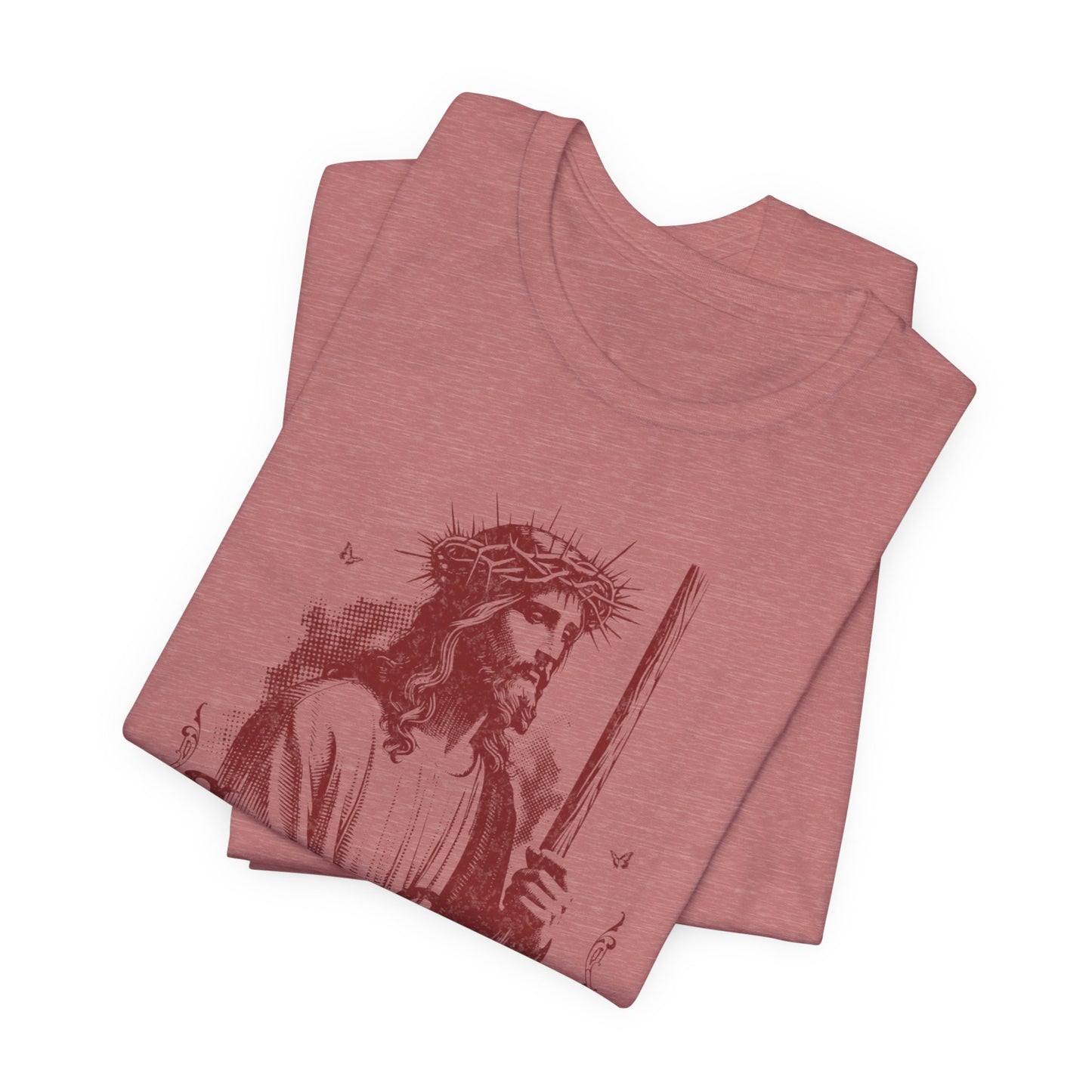 Jesus Christ iconic Tee – Christian Faith T‑Shirt with Crown of Thorns Design