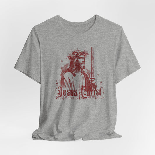 Jesus Christ iconic Tee – Christian Faith T‑Shirt with Crown of Thorns Design