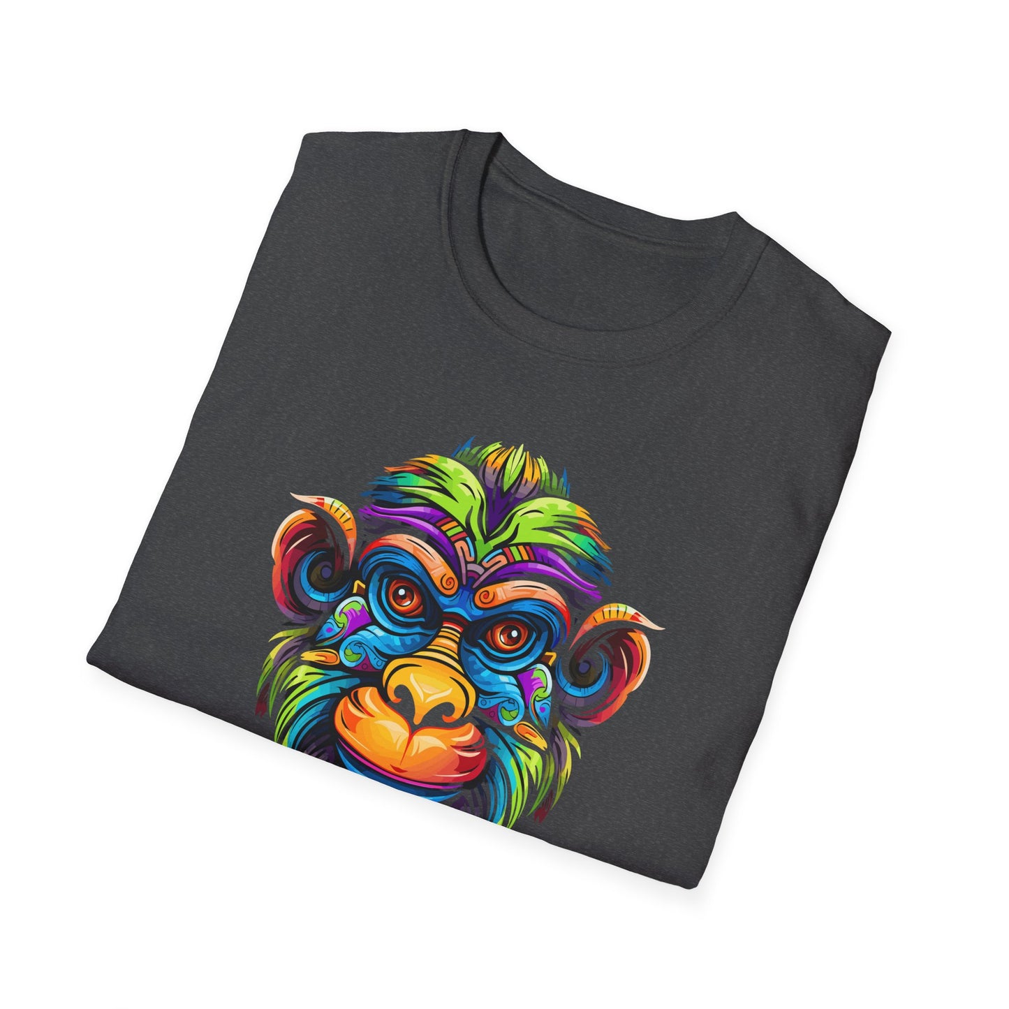 Stoned Ape, Psychedelic Unisex Softstyle T-Shirt