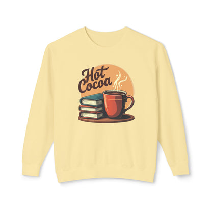 Hot Cocoa & Books Sweatshirt — Cozy Reading Crewneck