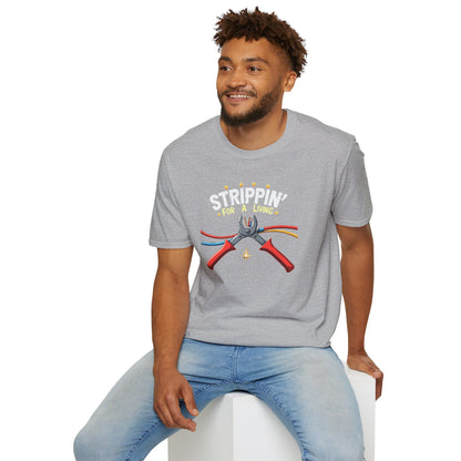 Stripping For A Living, Unisex Softstyle T-Shirt