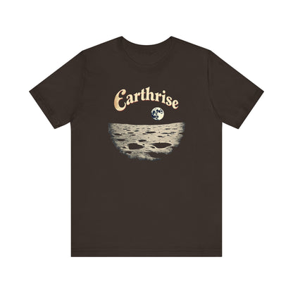 Earthrise Unisex Tee | Vintage Style Graphic Shirt, Eco-Friendly Apparel, Gift for Nature Lovers, Casual Wear, Astronomy Gift