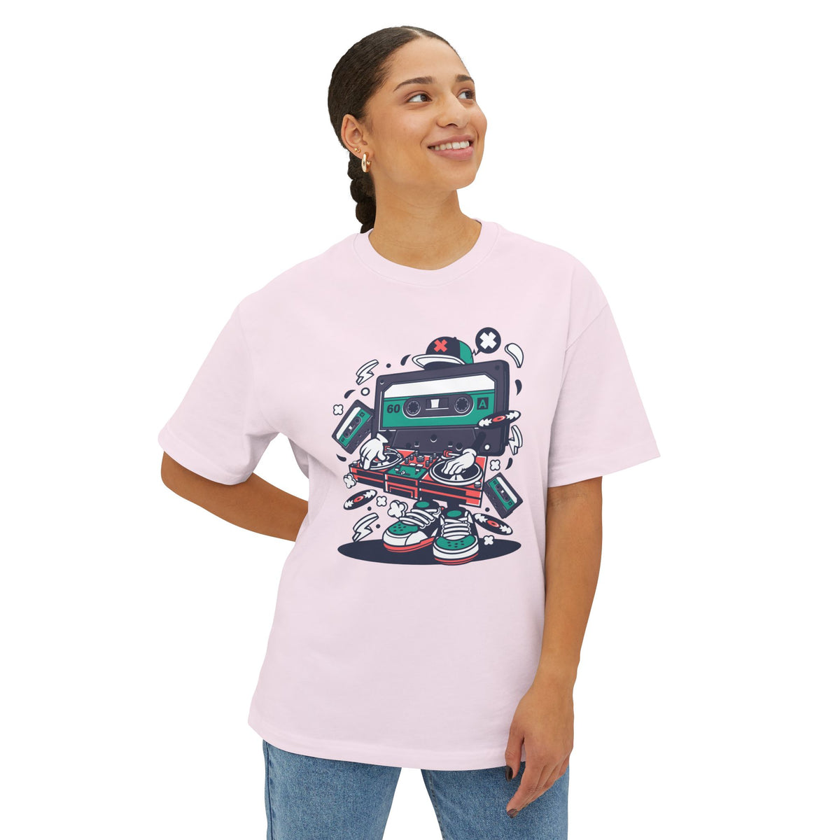 Retro Cassette Robot Tee