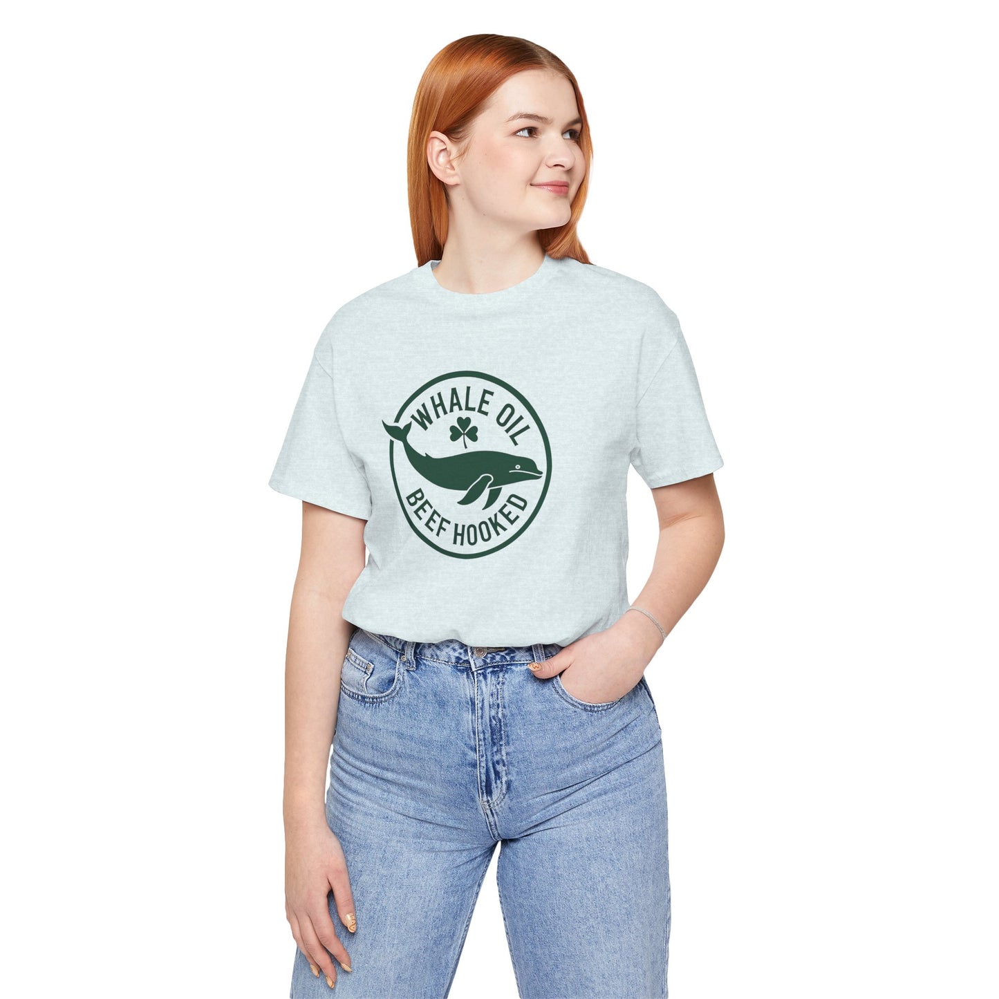 St. Patrick's Day 'Whale Oil Beef Hooked' T-Shirt — Funny Irish Drinking Tee