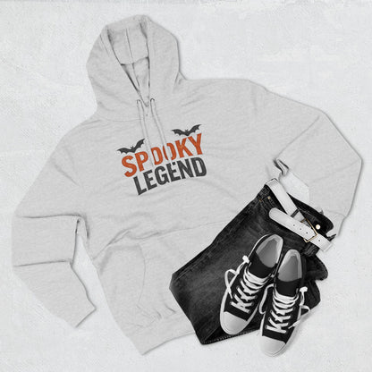 Spooky Legend Hoodie — Halloween Bat Graphic Fleece Sweatshirt