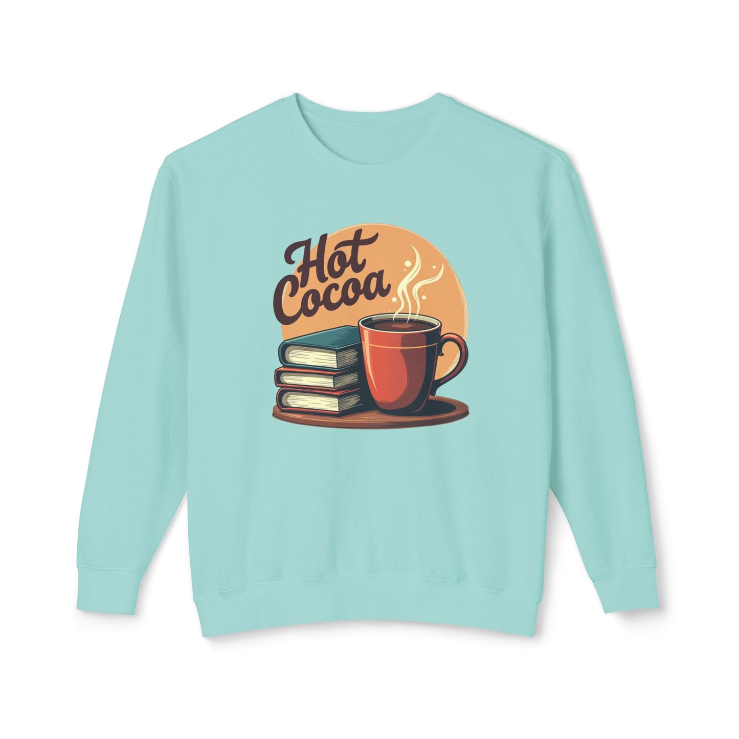Hot Cocoa & Books Sweatshirt — Cozy Reading Crewneck