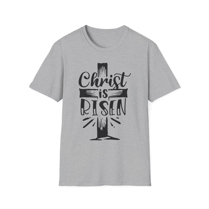 Christ is Risen, Crucifix Unisex Softstyle T-Shirt