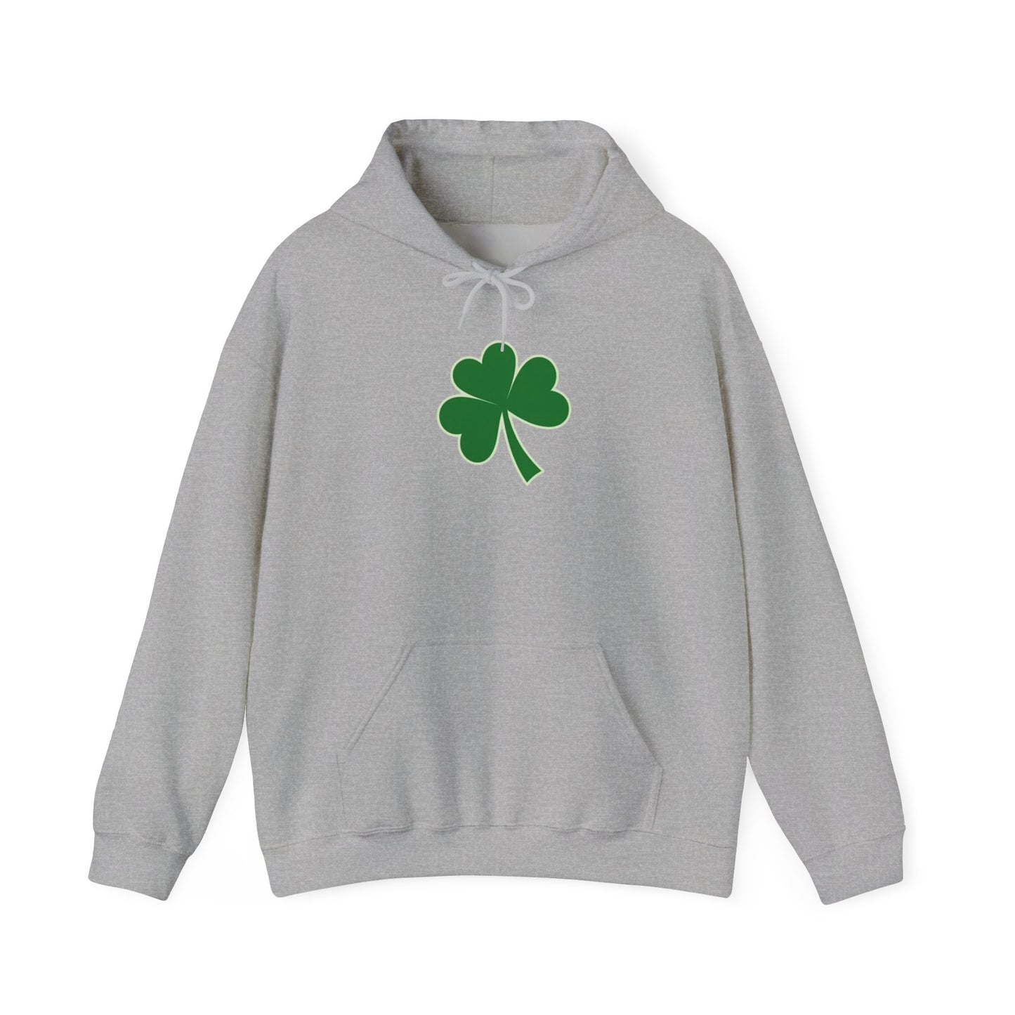 Clover Hoodie — Simple Green Shamrock St. Patrick’s Day Sweatshirt