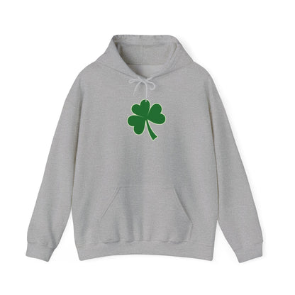 Clover Hoodie — Simple Green Shamrock St. Patrick’s Day Sweatshirt