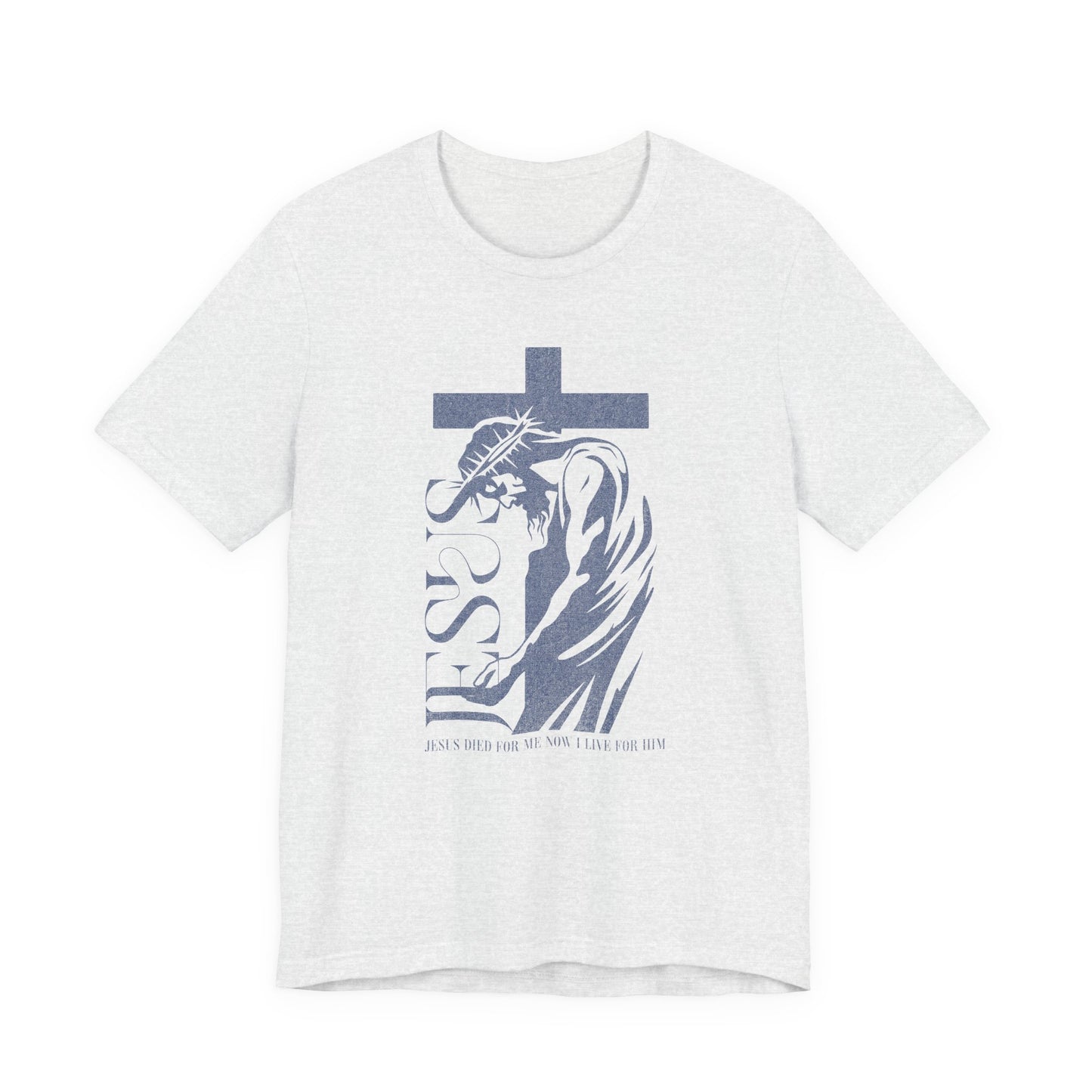 Christian Jesus Tee — Crown of Thorns Cross Graphic T-Shirt