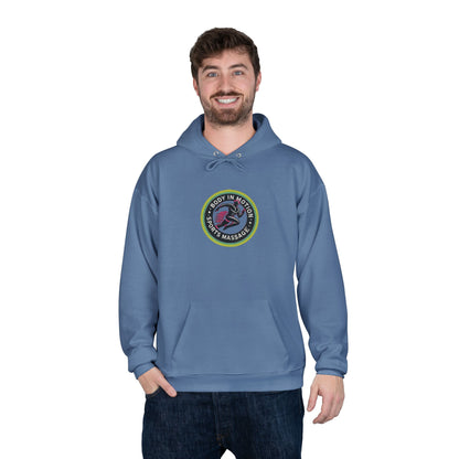 Sports Massage, Logo Hoodie — 'Run Fast' Athletic Pullover