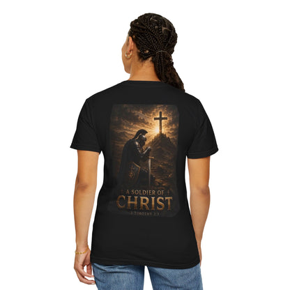 Team Up: A Soldier of Christ Graphic T-Shirt — Christian Faith Warrior Tee