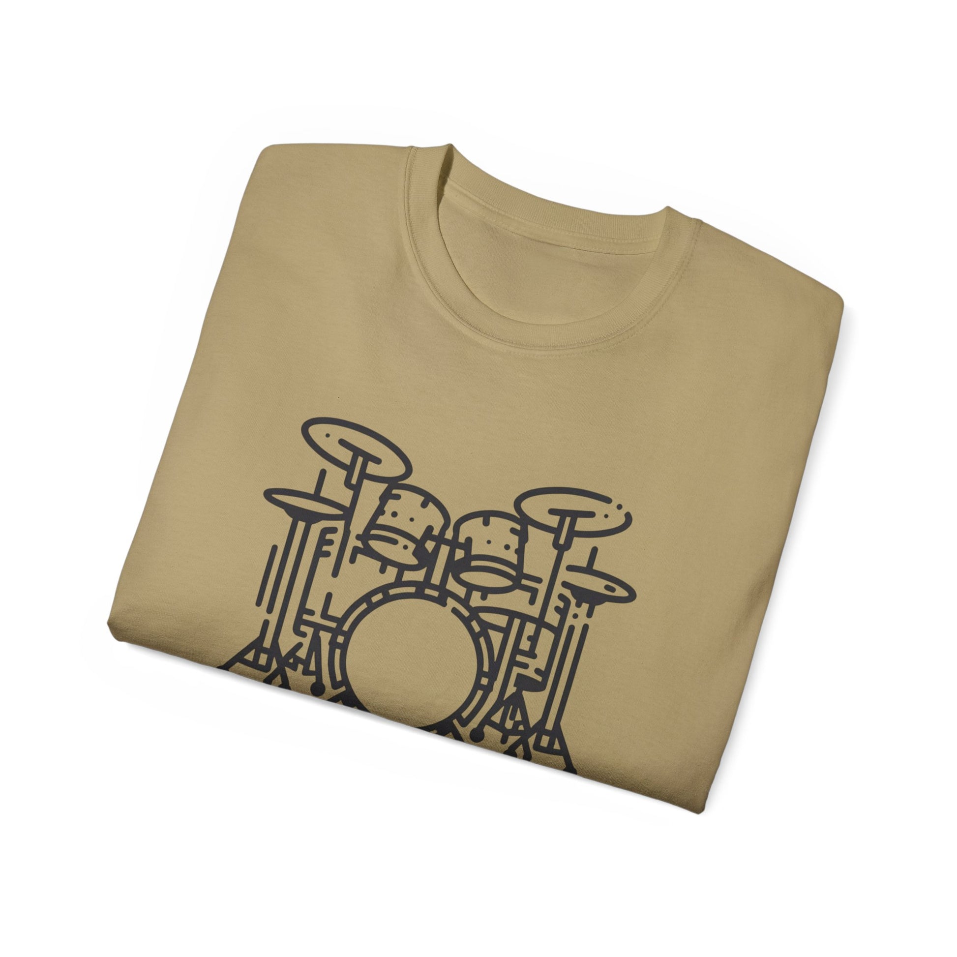 Drum-A-Diddle, Drumset Paradiddle, Unisex Ultra Cotton Tee - Psychonaut Swag