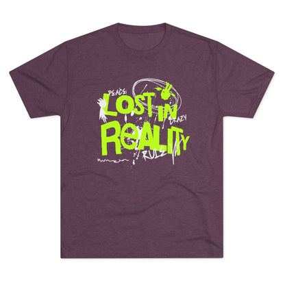 Lost in Reality, Unisex Tri-Blend Crew Tee