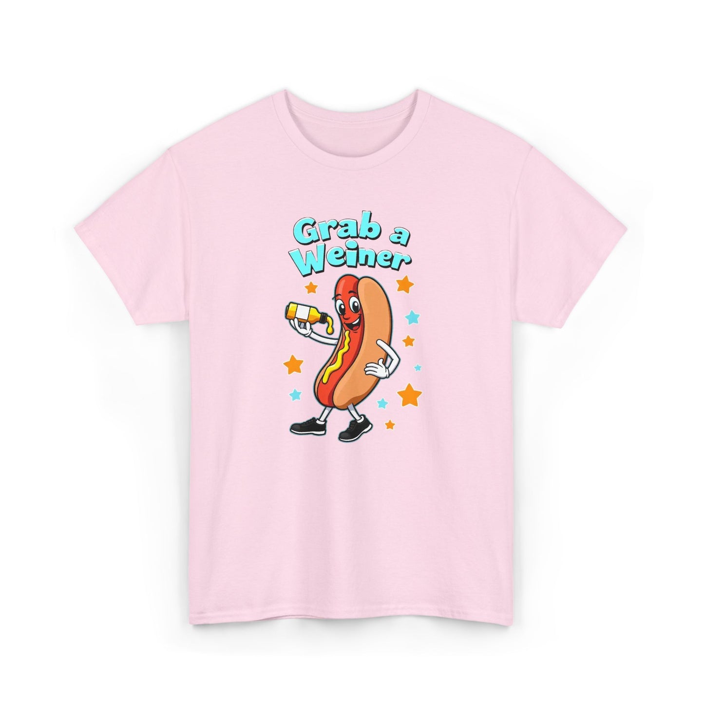 Weiner with mustard, Unisex Heavy Cotton Tee