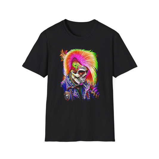 Punk skull, Unisex Softstyle T-Shirt