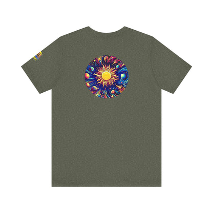 Psychonaut Staple solar system, Unisex Jersey Short Sleeve Tee