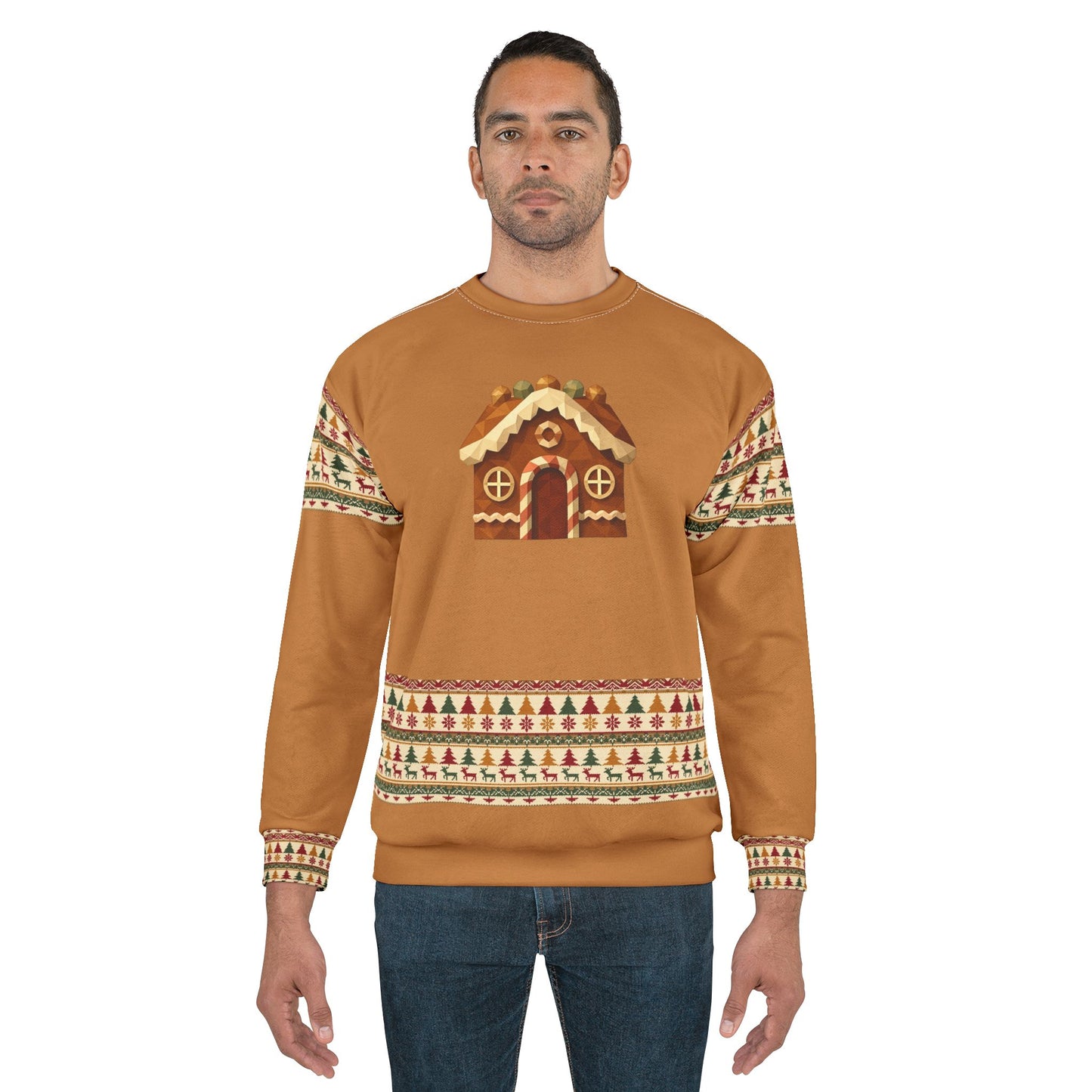 Iconic Gingerbread Home Christmas Sweatshirt
