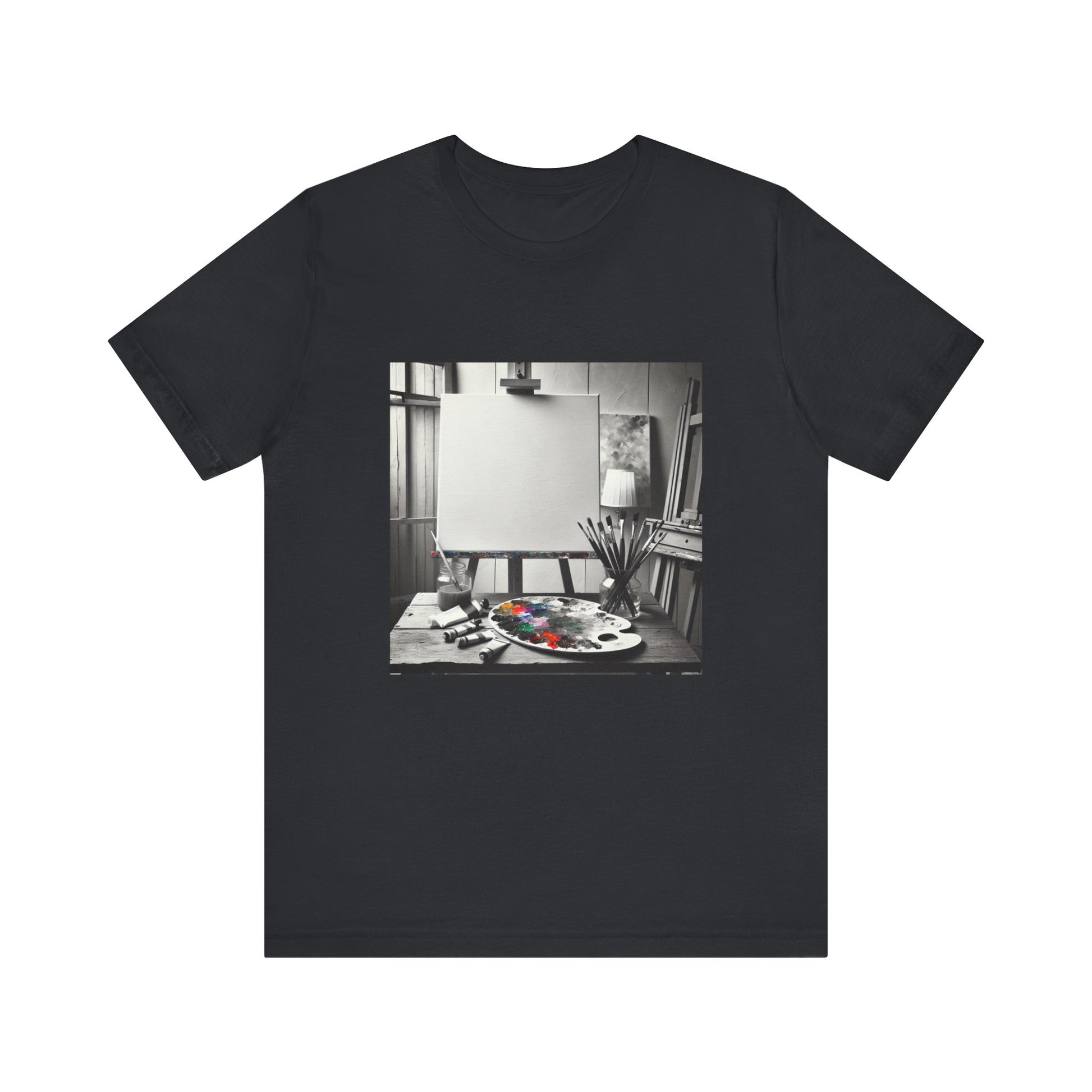 Artistic Unisex Tee - The Anticipation of a Blank Canvas - Psychonaut Swag