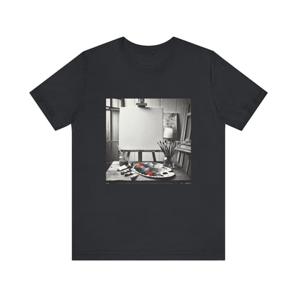 Artistic Unisex Tee - The Anticipation of a Blank Canvas - Psychonaut Swag