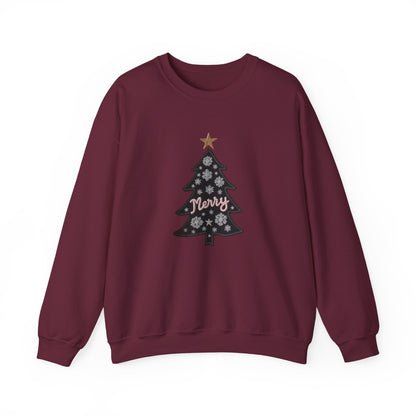 Merry Tree, Christmas sweatshirt, Unisex Heavy Blend™ Crewneck Sweatshirt